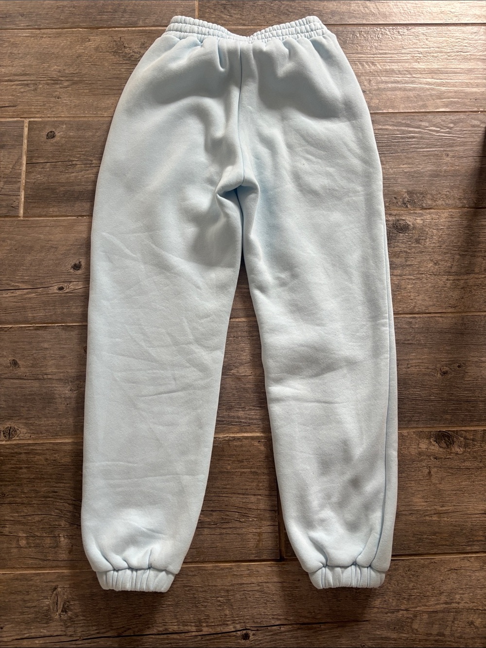 Comfort Collection Pastel Blue Women's Cropped Sweatpants - Picture 5 of 6
